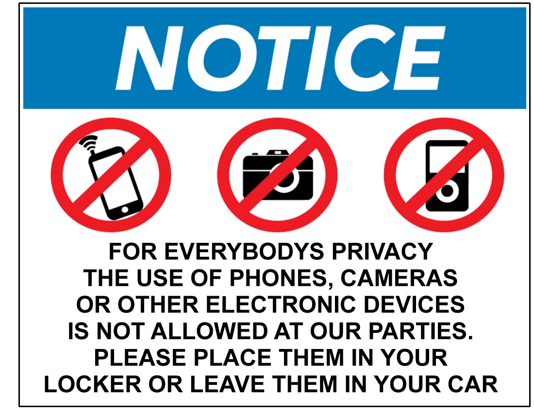 No cell phones at a party